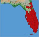 Distribution of the Caribbean fruit fly, Anastrepha suspensa (Loew), in Florida