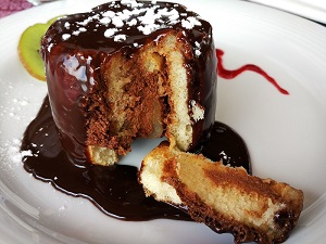 Charlotte aux poires et chocolat