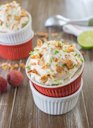 Heavenly coconut lychee ice cream