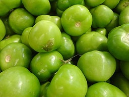 Tomatillo, miltomate, tomate verde, tomate de fresadilla, Physalis ixocarpa, solan&aacute;ceas